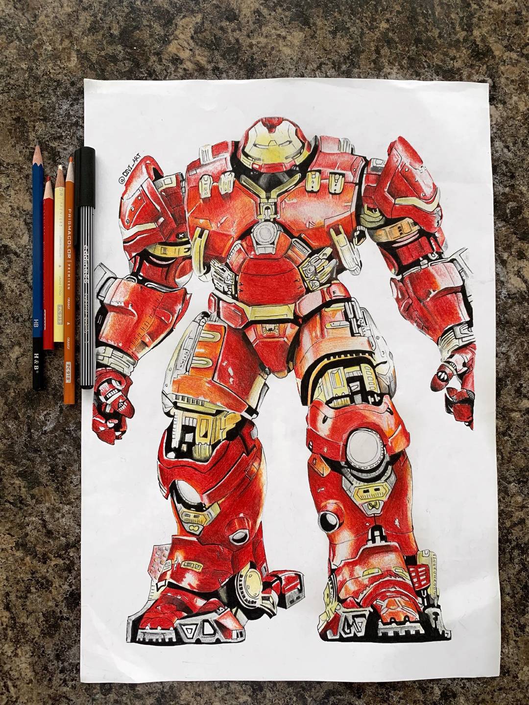 Hulk Vs Hulkbuster Speed Drawing Stylefile Markers  The Art Gear Guide