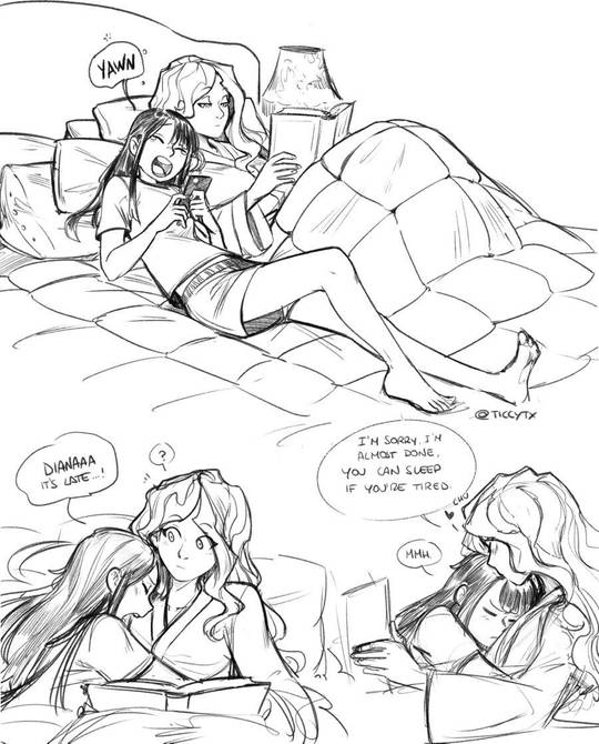 Take a Hint Cuddle [Little Witch Academia] | Scrolller