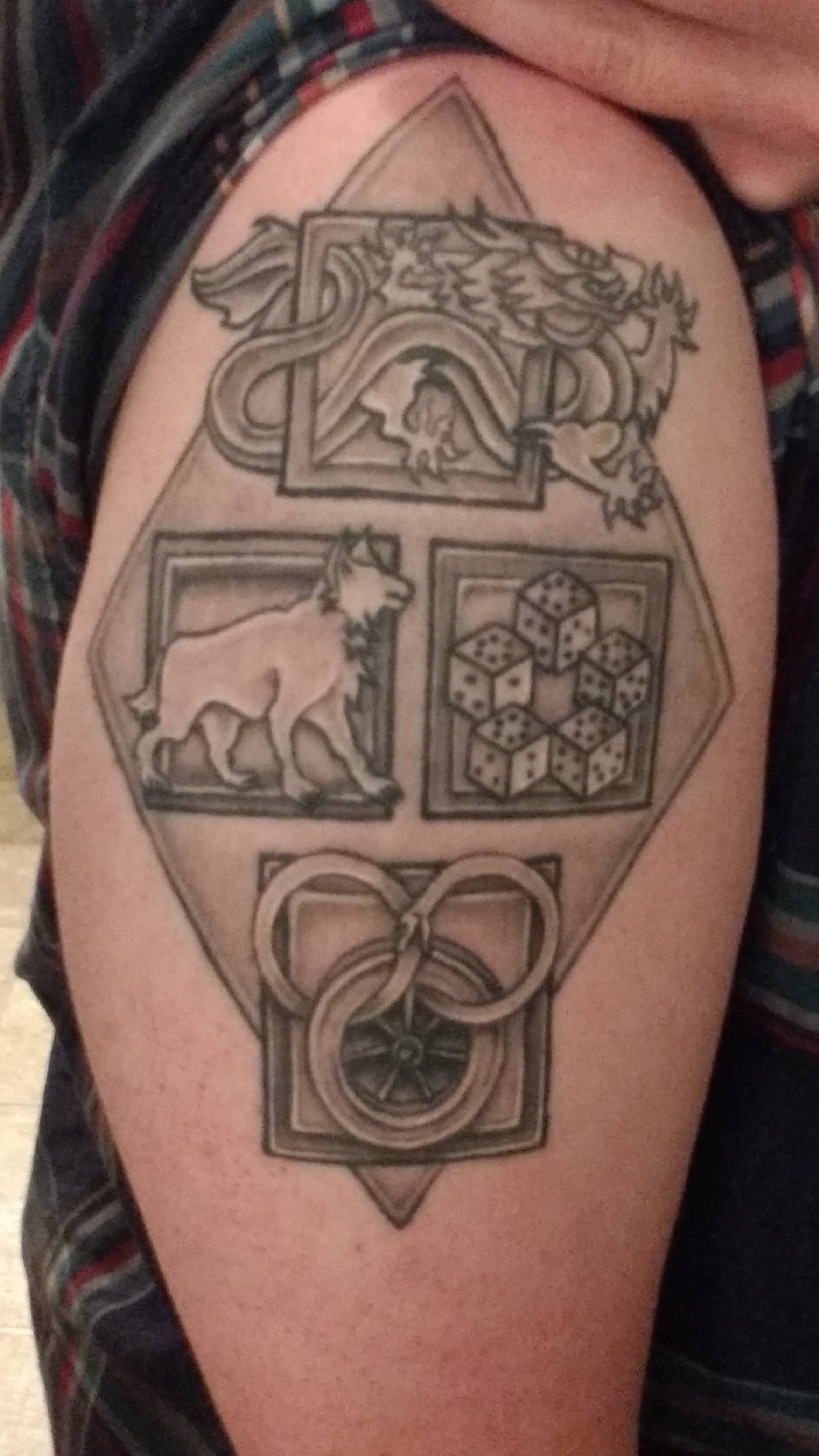 x-post r/nerdtattoos] Wheel of Time Tattoo by Dave @ Terminus City Tattoo  in Duluth​, GA | Scrolller